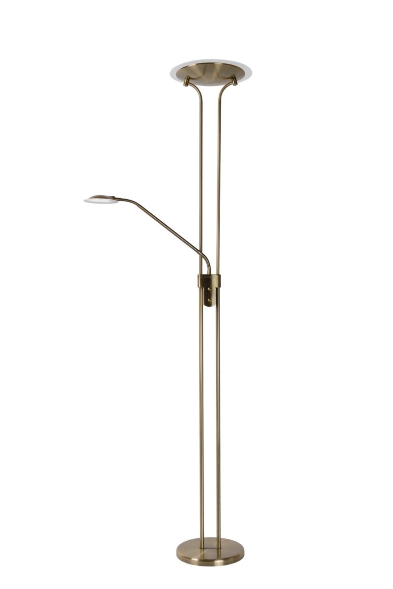 Lucide CHAMPION-LED - Stojacia lampa na čítanie - LED Dim. - 3000 000 - Bronz